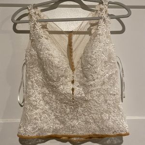 Martina Liana Bridal Top - size small - perfect condition!